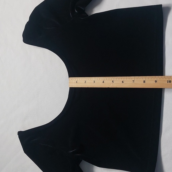 Mossimo supply co ballet crop top women's black size M - Picture 5 of 9